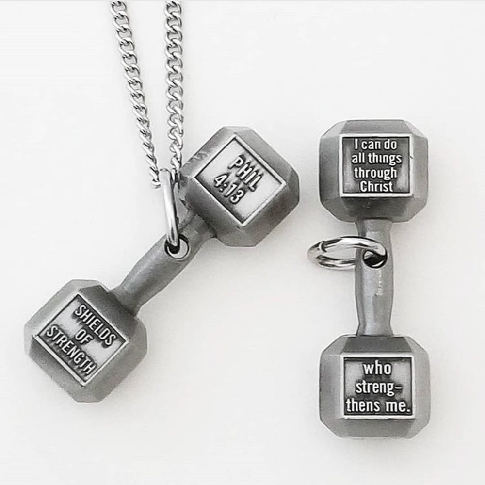 Shields of strength necklace